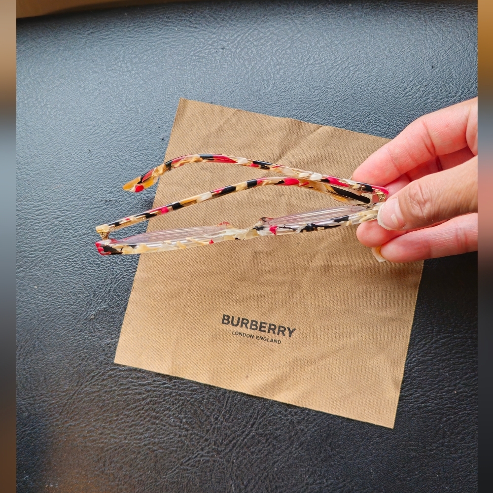 Burberry Multicolor Prescription Glasses - Picture 5 of 8